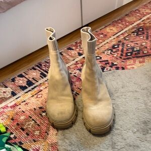 Steve Madden Tan Combat Boots